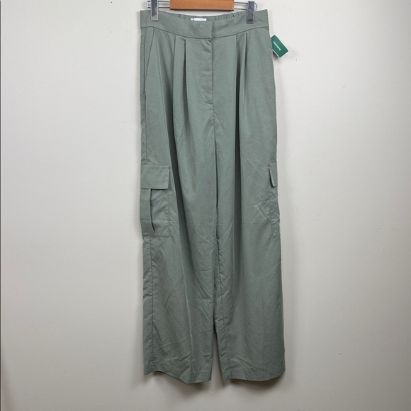 NEW Soaked In Luxury Kellie Cargo Trousers, Green large - Picture 6 of 15